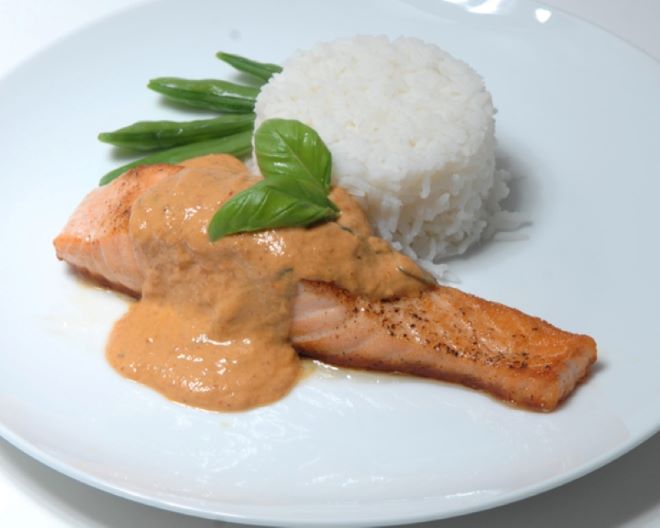 delicious Salmon Panang