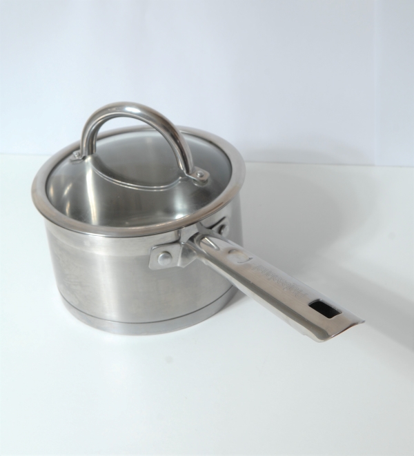 stainless steel saucepan