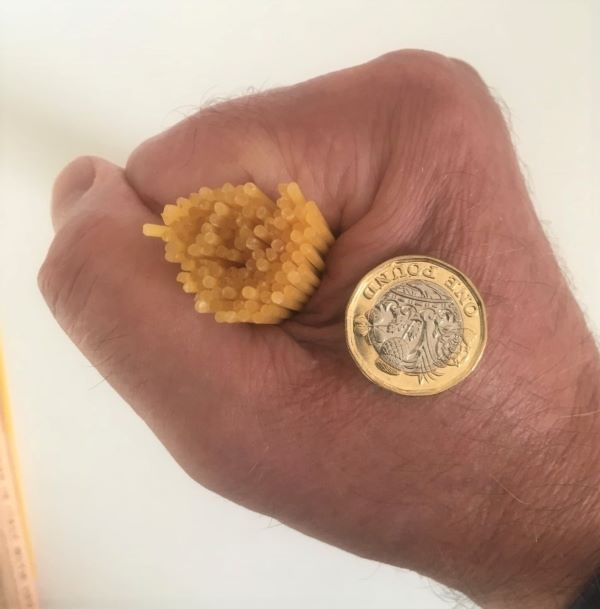 Measuring out spaghetti